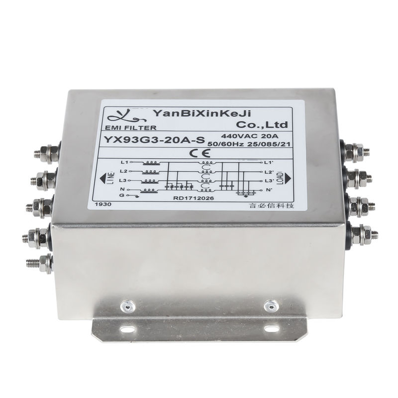 3 Faza 4 Filtr EMI przewodowy 380V/520V