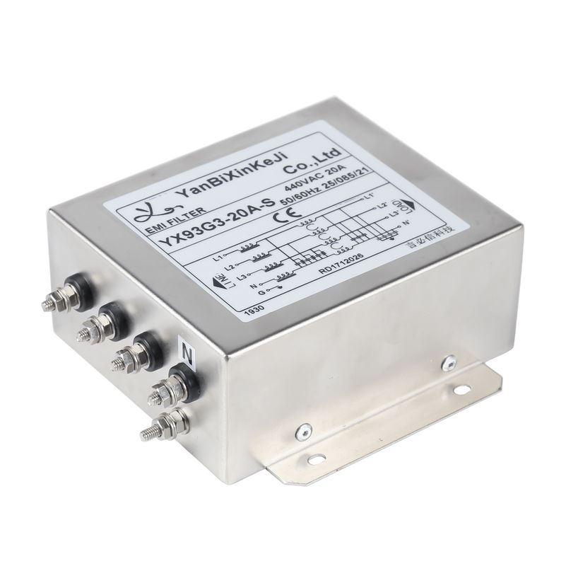 3 Faza 4 Filtr EMI przewodowy 380V/520V