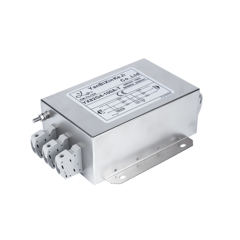 100A YX82G4 Servo Control Cabinet EMI Filter Trójfazowy Trójprzewodowy Filter Terminal Block