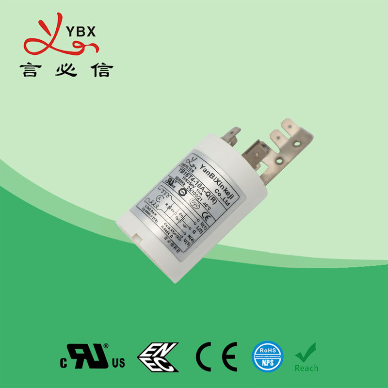 Yanbixin 250V 16A Plastikowy filtr szumów do białego sprzętu gospodarstwa domowego